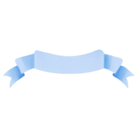 ruban arc bleu png