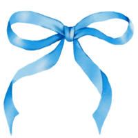 ribbon bow blue png