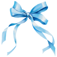 ribbon bow blue png