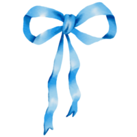 ribbon bow blue png