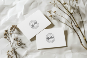 business card mockup psd