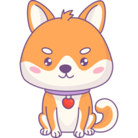 carino cane shiba inu png