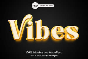 3D Editable Text Effect psd