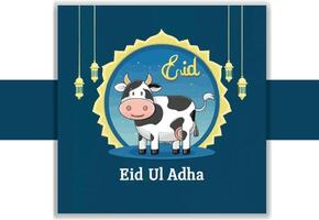 Eid Al Adah Mubarak vector