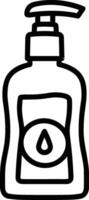 Bottle drink icon symbol image. Illustration of the drink water bottle glass design image vector