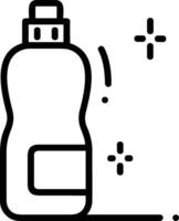 Bottle drink icon symbol image. Illustration of the drink water bottle glass design image vector