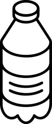 Bottle drink icon symbol image. Illustration of the drink water bottle glass design image