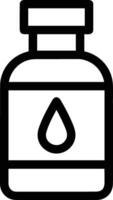 Bottle drink icon symbol image. Illustration of the drink water bottle glass design image vector