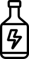 Bottle drink icon symbol image. Illustration of the drink water bottle glass design image vector