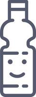 Bottle drink icon symbol image. Illustration of the drink water bottle glass design image vector