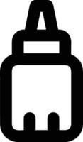 Bottle drink icon symbol image. Illustration of the drink water bottle glass design image vector