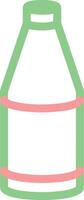 Bottle drink icon symbol image. Illustration of the drink water bottle glass design image vector