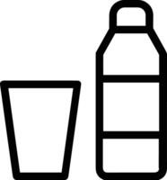 Bottle drink icon symbol image. Illustration of the drink water bottle glass design image vector