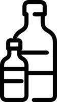 Bottle drink icon symbol image. Illustration of the drink water bottle glass design image vector