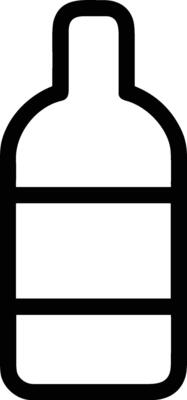 Bottle drink icon symbol image. Illustration of the drink water bottle glass design image