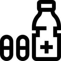 Bottle drink icon symbol image. Illustration of the drink water bottle glass design image vector