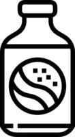 Bottle drink icon symbol image. Illustration of the drink water bottle glass design image vector