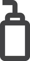 Bottle drink icon symbol image. Illustration of the drink water bottle glass design image vector