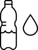 Bottle drink icon symbol image. Illustration of the drink water bottle glass design image vector