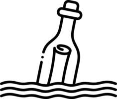 Bottle drink icon symbol image. Illustration of the drink water bottle glass design image vector