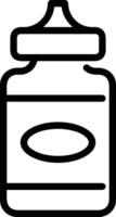 Bottle drink icon symbol image. Illustration of the drink water bottle glass design image vector