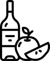 Bottle drink icon symbol image. Illustration of the drink water bottle glass design image vector