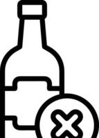 Bottle drink icon symbol image. Illustration of the drink water bottle glass design image vector