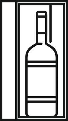 Bottle drink icon symbol image. Illustration of the drink water bottle glass design image