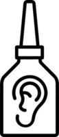 Bottle drink icon symbol image. Illustration of the drink water bottle glass design image vector