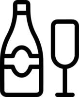 Bottle drink icon symbol image. Illustration of the drink water bottle glass design image vector