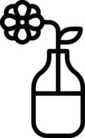 Bottle drink icon symbol image. Illustration of the drink water bottle glass design image vector