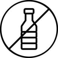 Bottle drink icon symbol image. Illustration of the drink water bottle glass design image vector