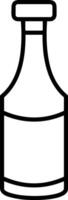 Bottle drink icon symbol image. Illustration of the drink water bottle glass design image vector