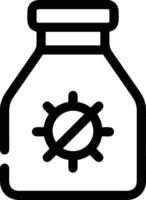 Bottle drink icon symbol image. Illustration of the drink water bottle glass design image vector