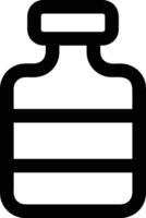 Bottle drink icon symbol image. Illustration of the drink water bottle glass design image vector