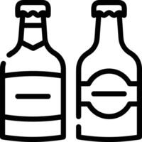 Bottle drink icon symbol image. Illustration of the drink water bottle glass design image vector