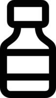 Bottle drink icon symbol image. Illustration of the drink water bottle glass design image vector