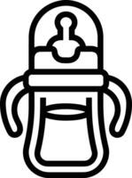 Bottle drink icon symbol image. Illustration of the drink water bottle glass design image vector