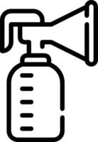 Bottle drink icon symbol image. Illustration of the drink water bottle glass design image vector