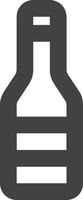 Bottle drink icon symbol image. Illustration of the drink water bottle glass design image vector