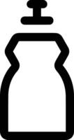 Bottle drink icon symbol image. Illustration of the drink water bottle glass design image vector