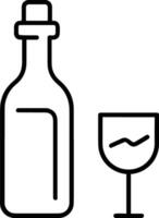 Bottle drink icon symbol image. Illustration of the drink water bottle glass design image vector