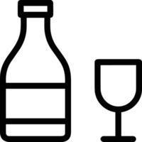 Bottle drink icon symbol image. Illustration of the drink water bottle glass design image vector