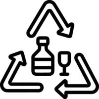 Bottle drink icon symbol image. Illustration of the drink water bottle glass design image vector