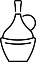 Bottle drink icon symbol image. Illustration of the drink water bottle glass design image vector