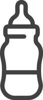 Bottle drink icon symbol image. Illustration of the drink water bottle glass design image vector