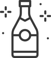 Bottle drink icon symbol image. Illustration of the drink water bottle glass design image vector