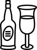 Bottle drink icon symbol image. Illustration of the drink water bottle glass design image vector