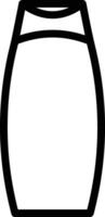 Bottle drink icon symbol image. Illustration of the drink water bottle glass design image vector