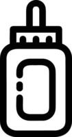 Bottle drink icon symbol image. Illustration of the drink water bottle glass design image vector